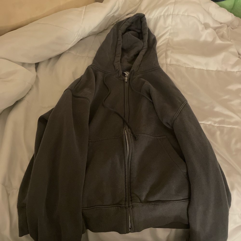 Divided Black Hoodie Jacket